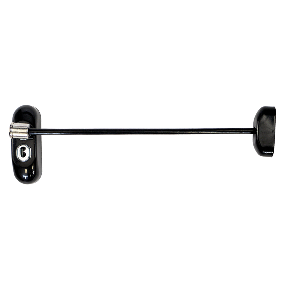 Vanguard Security Lockable Window Restrictor - Black